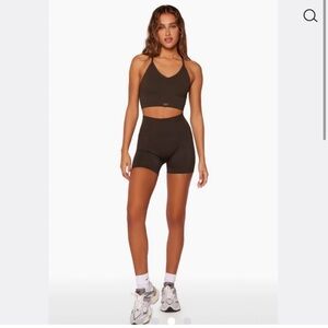 SET Active Sculptflex Bike Shorts in Espresso Size XS